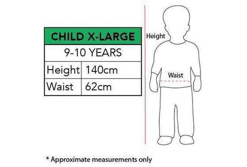 Superman Deluxe Costume Child Measurements Australia
