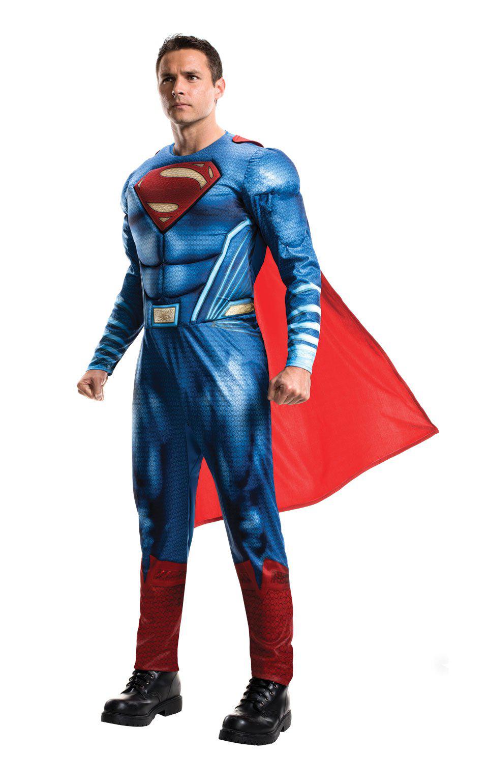 Superman Deluxe Adult Costume | DC Comics | Fast Delivery – Kids Mega Mart