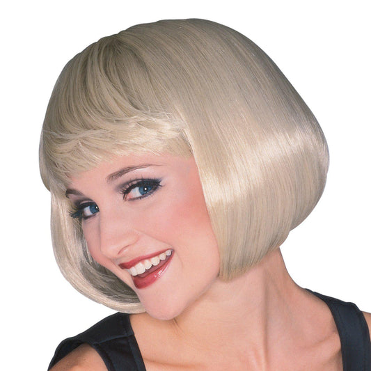 Blonde Bob Wig for Kids Dress-Up and Cosplay | Short, stylish hairpiece for creative playtime.