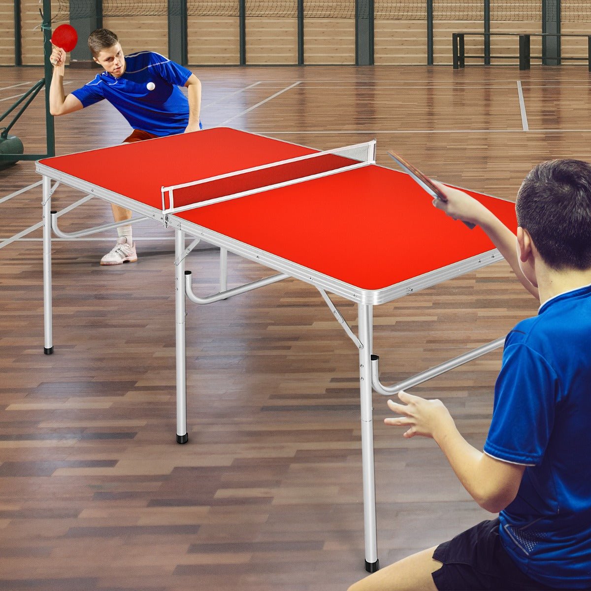 Portable Folding Table Tennis for Active Family Entertainment