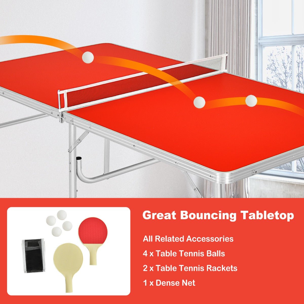 Take the Game Anywhere with Portable Table Tennis Set
