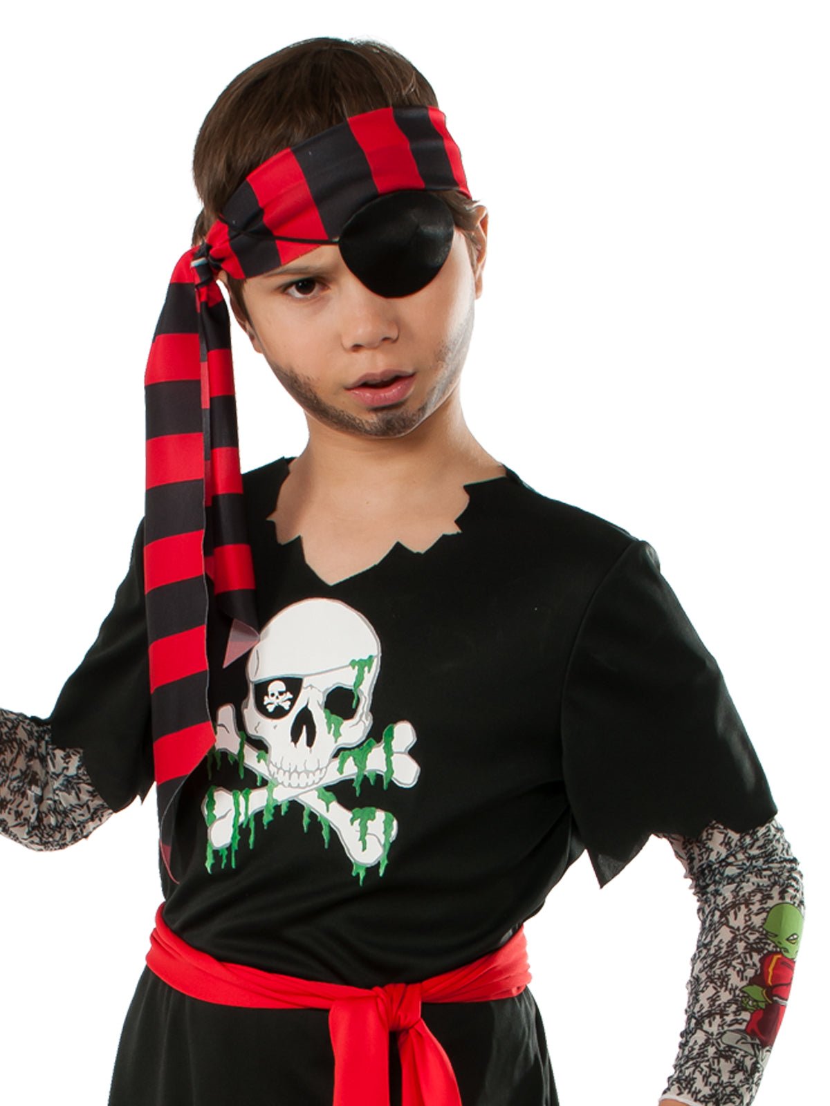 Tattooed Pirate Costume Kids