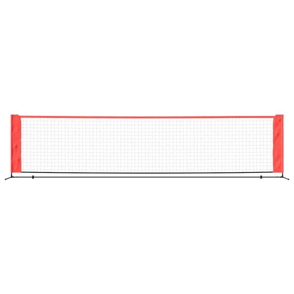 Tennis Net Black and Red 400x100x87 cm