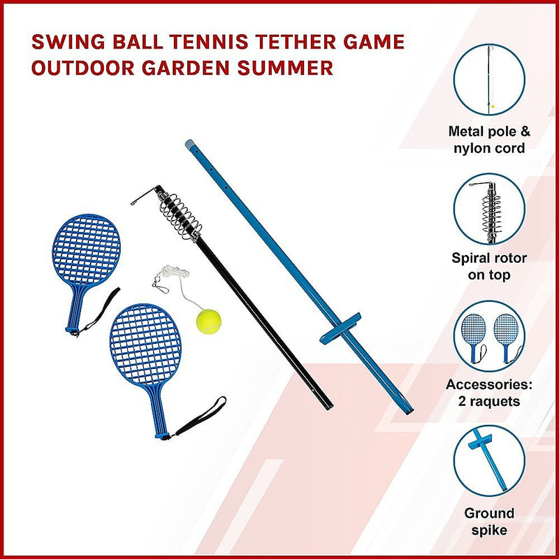 Swing Ball Tennis Tether Game Outdoor Garden Summer