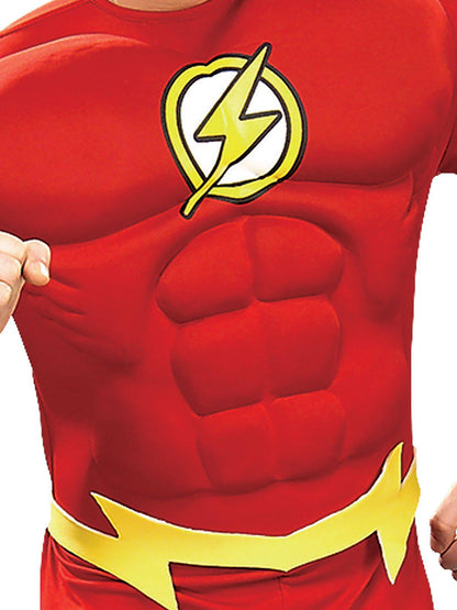 The Flash DC Comics kids costume - bright red jumpsuit for dress-up and play