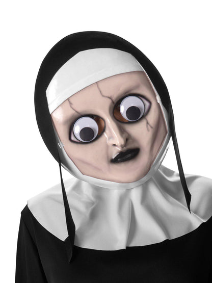 Warner Bros Nun Googly Eyes Mask for kids play - spooky fun at home.