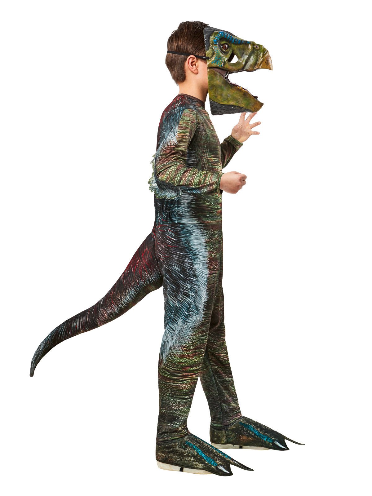 Kids Jurassic World Therizinosaurus Costume, perfect for imaginative play at home. Realistic and fun.