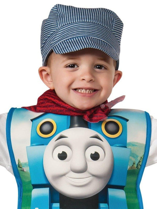 Kids Thomas The Tank Engine Costume, perfect for imaginative play and dress-up at home.