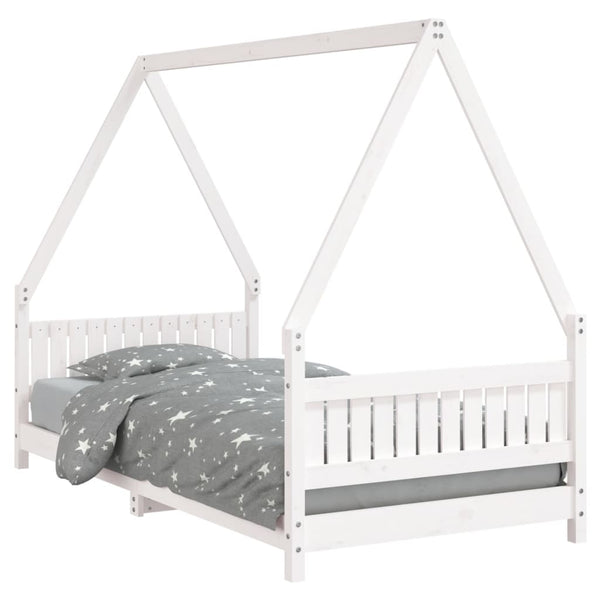Timeless White House Bed Frame, Single Size for Kids - Kids Mega Mart