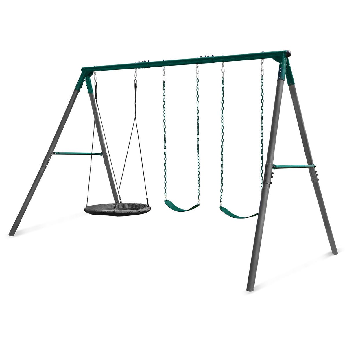 Durable Lifespan Kids Titan Swing Set for outdoor play, perfect for lasting fun at home.