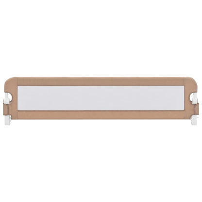 Foldable 180cm Taupe Mesh Toddler Bed Rail Guard enhances child safety and comfort.