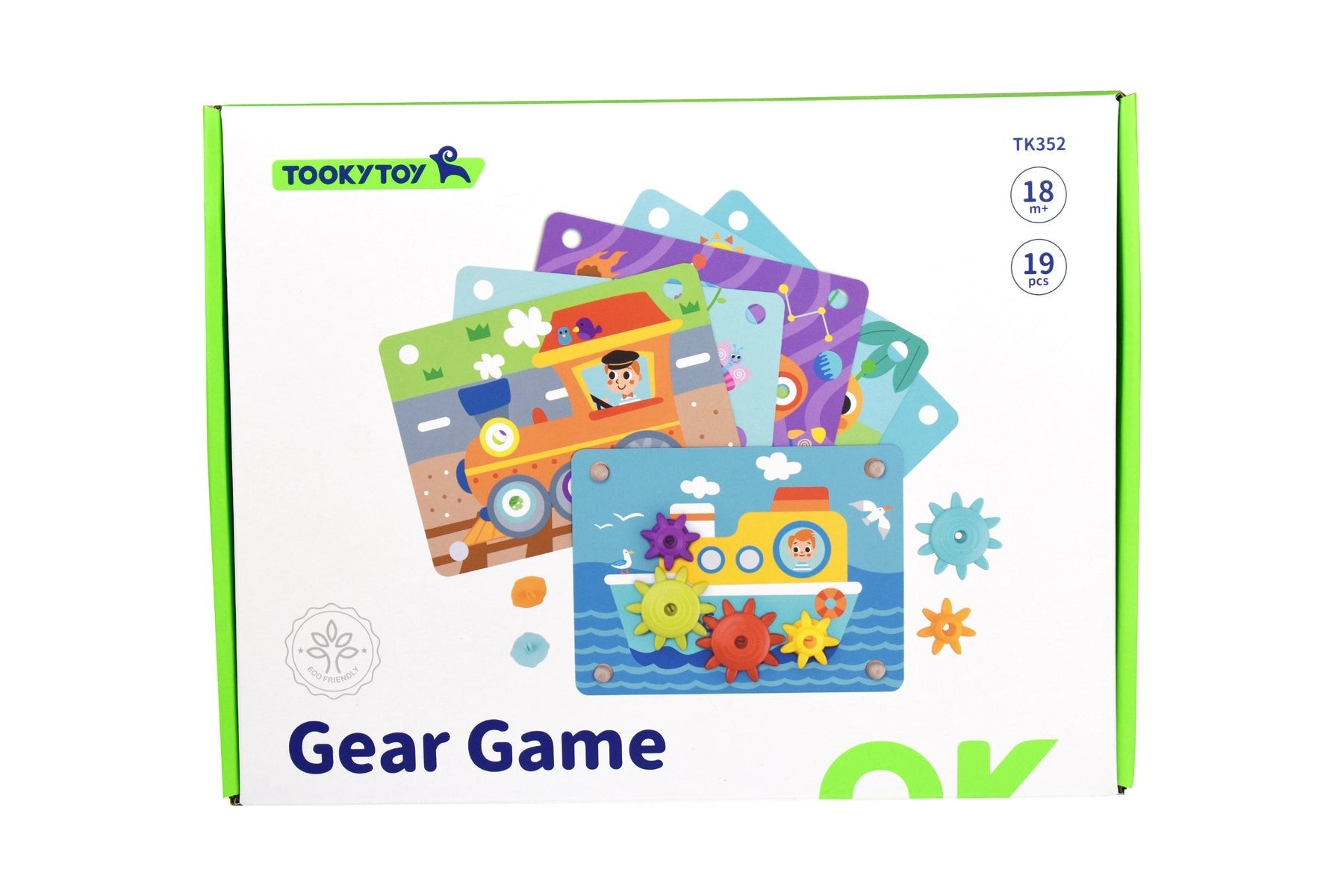 Tooky Toy Gear Game | STEM educational toy for interactive learning and play at home