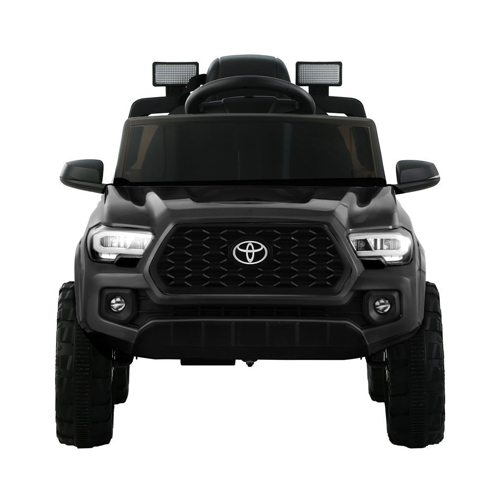 Black Toyota Ride On Car for Kids with 12V Battery, Off Road Jeep Design