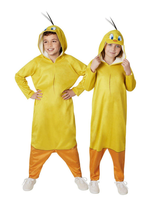 Tweety Bird Kids Jumpsuit for home play | Official Looney Tunes Costume for toddlers