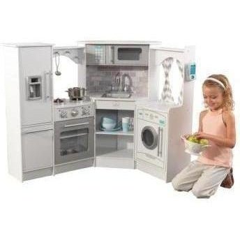 Play in the Kitchen Corner with KidKraft - White Edition
