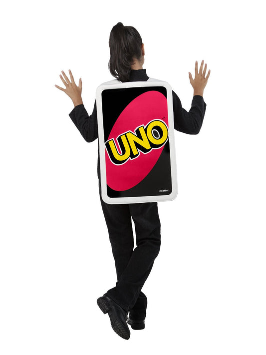 Mattel UNO Wild Draw Four Card Costume for Kids, perfect for imaginative play at home