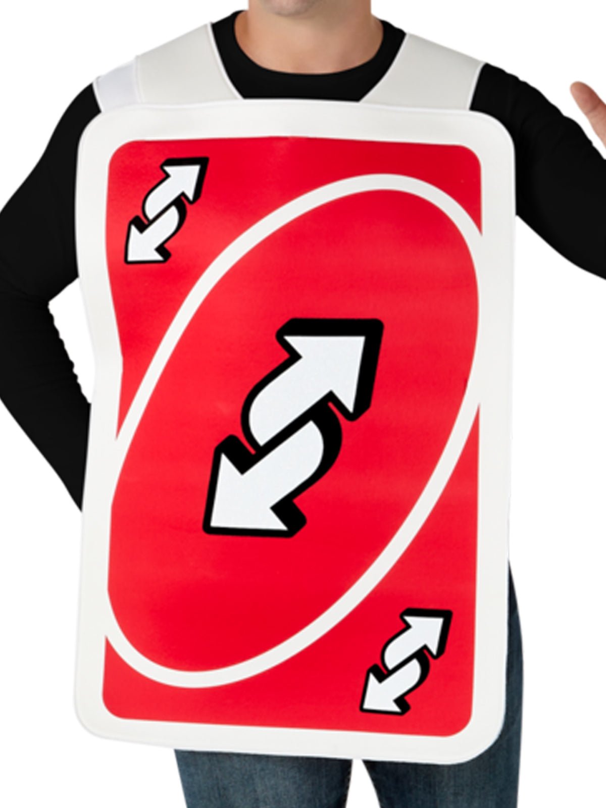 Uno Reverse Card Adult Costume by Mattel - Novelty tabard perfect for playful childrens parties.