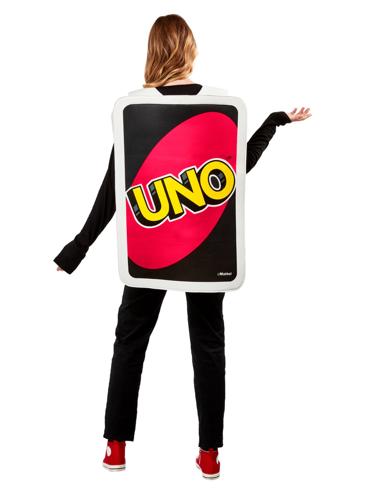 Mattel UNO Wild Card Costume | Fun Adult Tabard for Kids Game Nights.