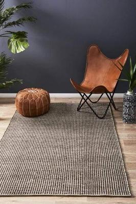 Upgrade your home with our stylish Skandinavian 300 Brown Floor Rug