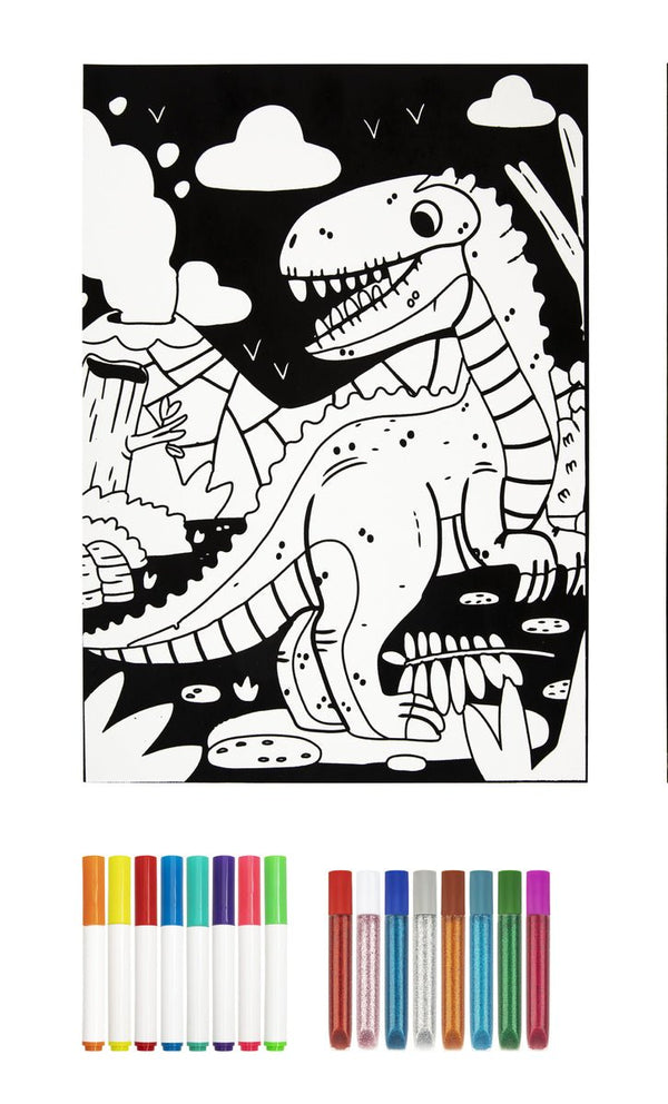 Velvet Dinosaur Design Set for Kids