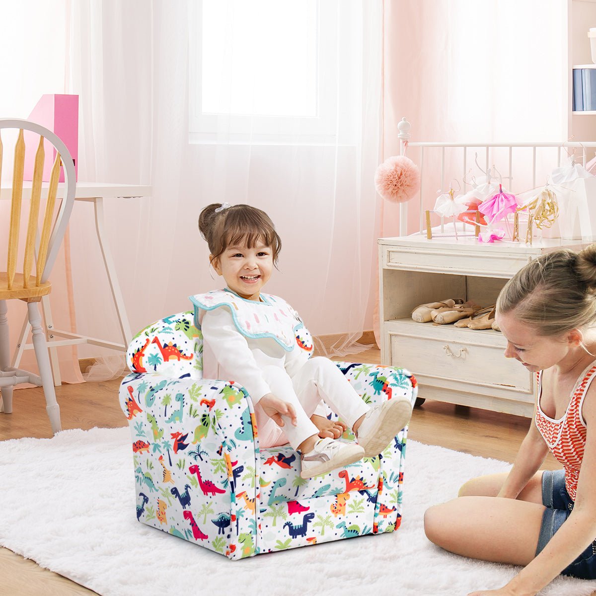 Get Velvet Kids Sofa with Lovely Design: Comfort for Baby Room