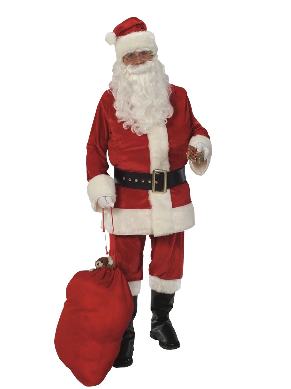 Adult Velvet Santa Christmas Costume