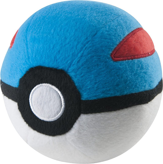 Pokémon plush Great Ball toy with weighted bottom for kids imaginative home play.