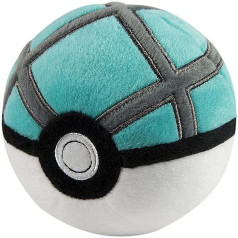 Tomy Pokemon 5 Net Ball Plush Toy - Weighted bottom Pokeball, perfect for imaginative play.