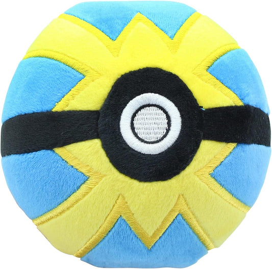 Cute 5-Inch Soft Pokemon Quick Ball Plush Toy with Weighted Base, ideal for playtime joy.