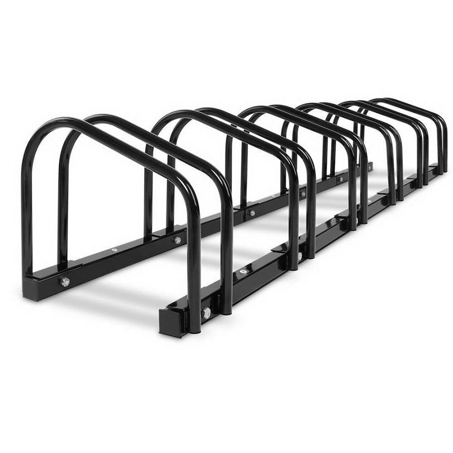 Weisshorn 6 Bike Stand Floor Bicycle Storage Black | Kids Mega Mart | Shop Now!