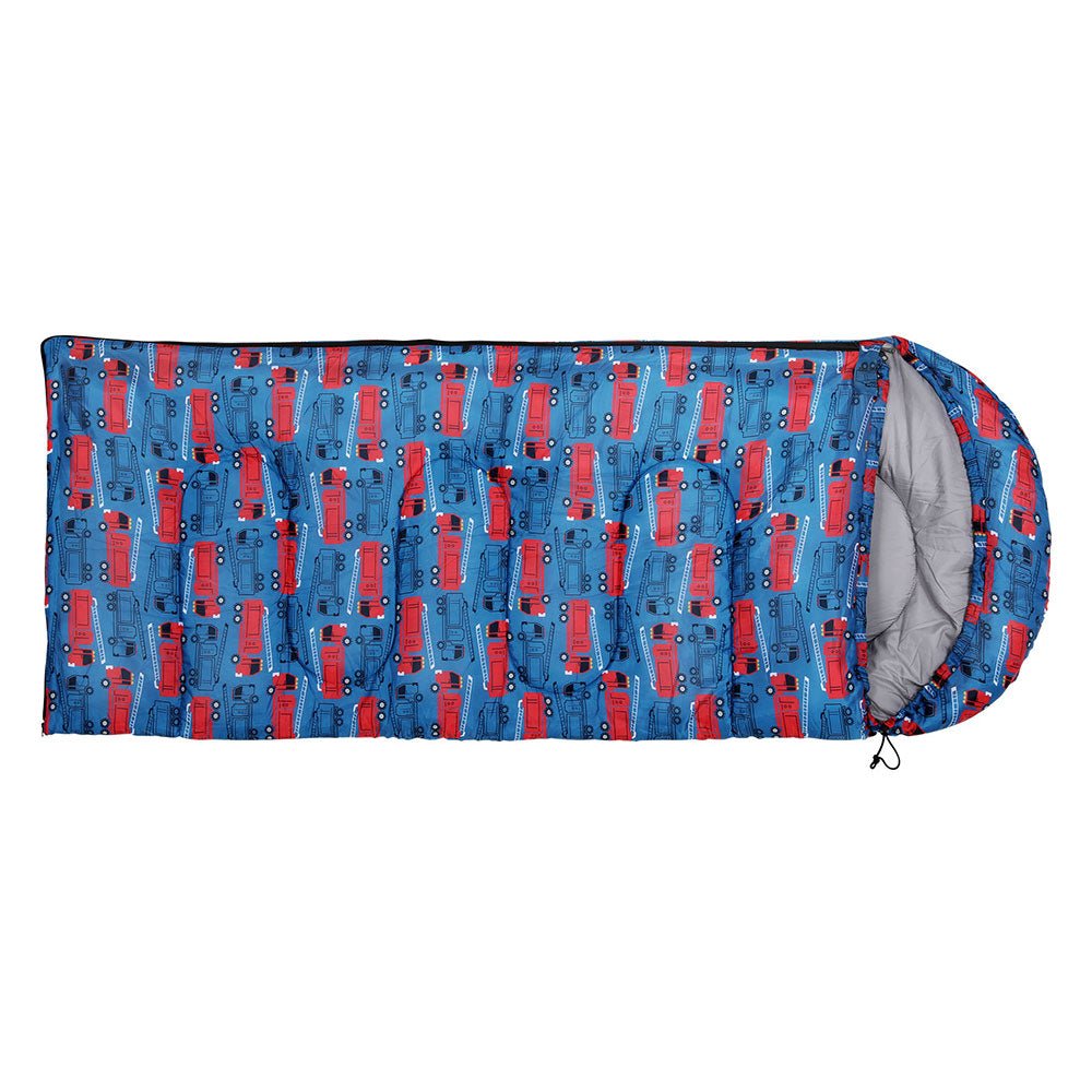 Weisshorn Kids 180cm Single Sleeping Bag in Blue for Camping and Hiking