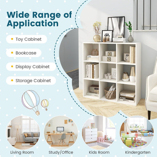 Stylish White Wooden Toy Storage Solution