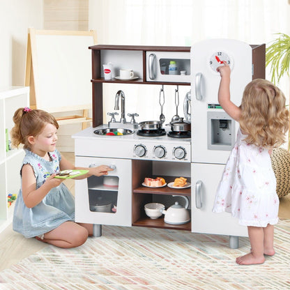 Chef's Favourite: White & Brown Play Kitchen