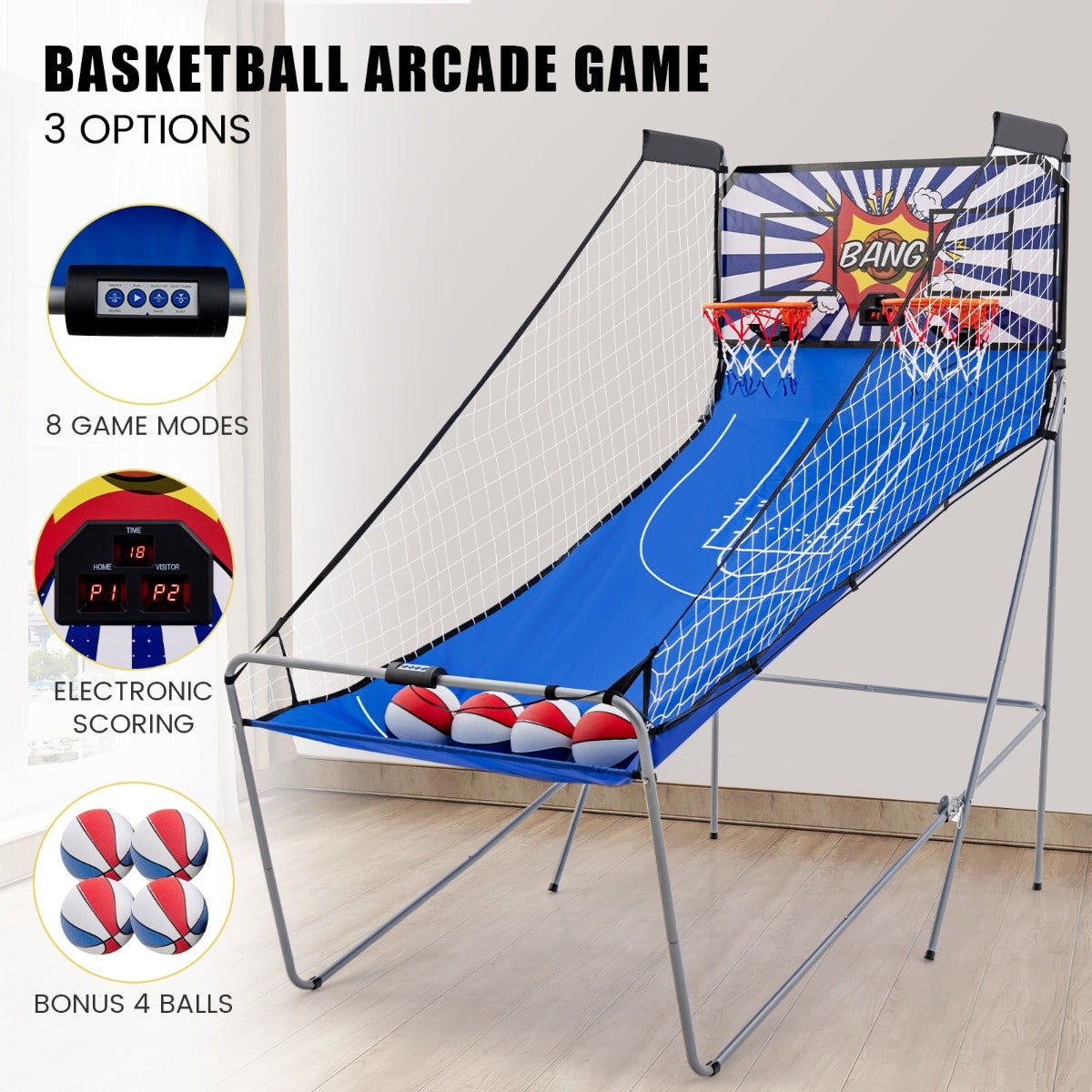 Family Fun Dual Basketball Arcade