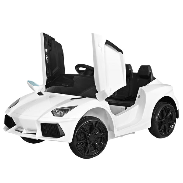 Kids White Electric Ride On Adventure