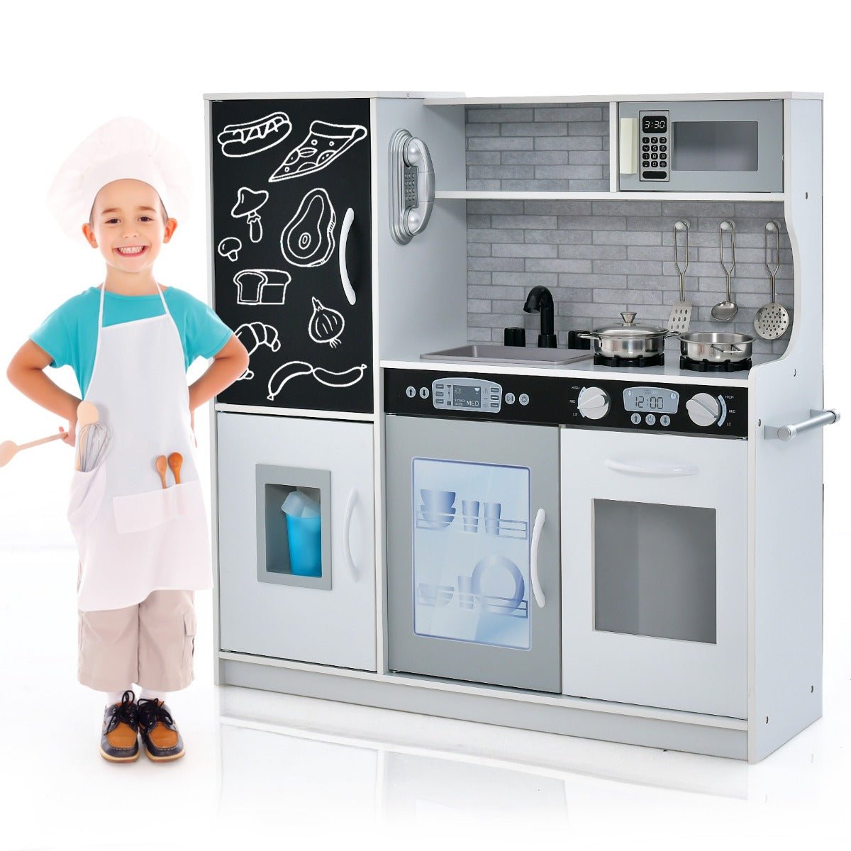 Stylish Kids Kitchen Set with Sounds