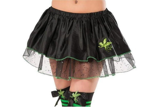 Adult Wizard of Oz Wicked Witch Tutu Costume, perfect for home dress-up or Halloween.