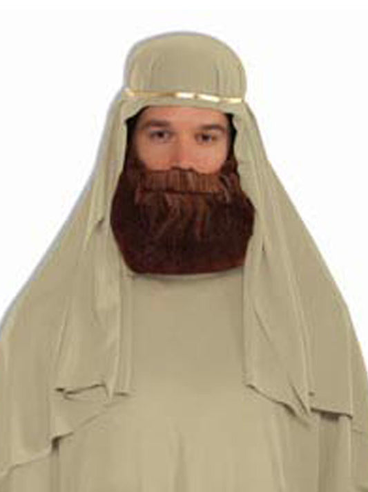 Adult ivory Wiseman costume for Christmas nativity plays, perfect for childrens dress-up fun.