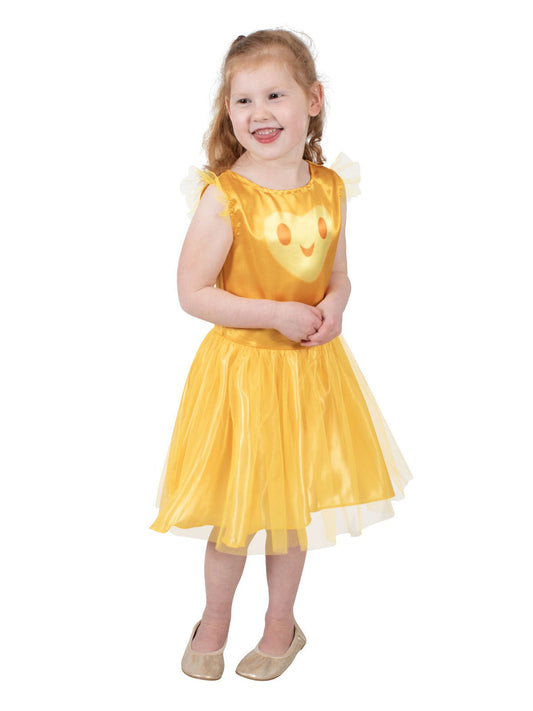 Disney Wish Star Tutu Costume for Kids, Golden dress, Size 4-6, perfect for dress-up play