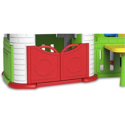 Lifespan Kids Wombat Plus Playhouse Cubby with Slide and Basketball Hoop for Toddlers Fun backyard playset.