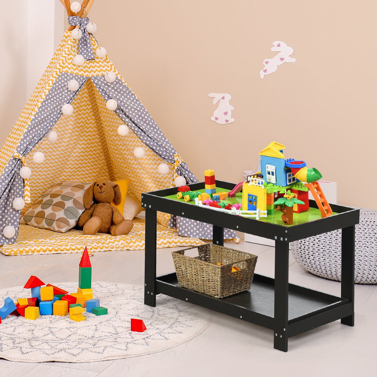 Wooden Kids' Activity Table