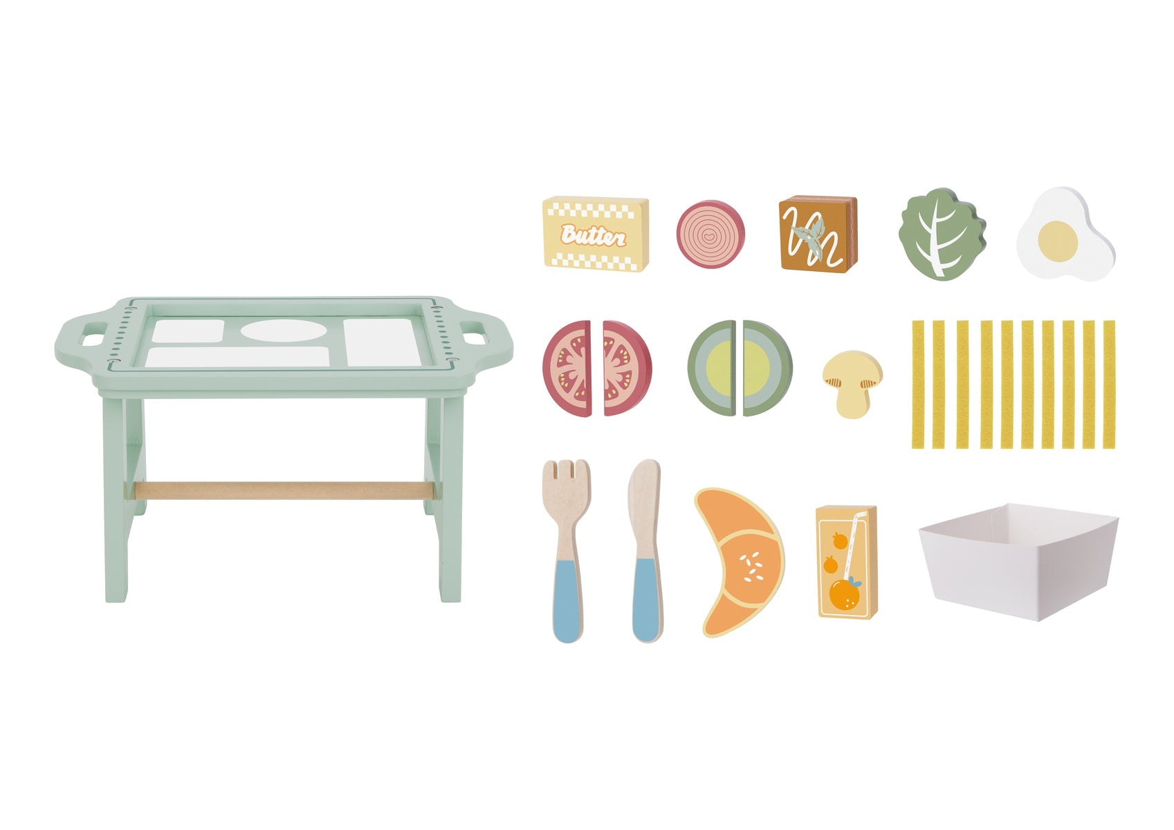 Creative Playtime with Breakfast Tray Set
