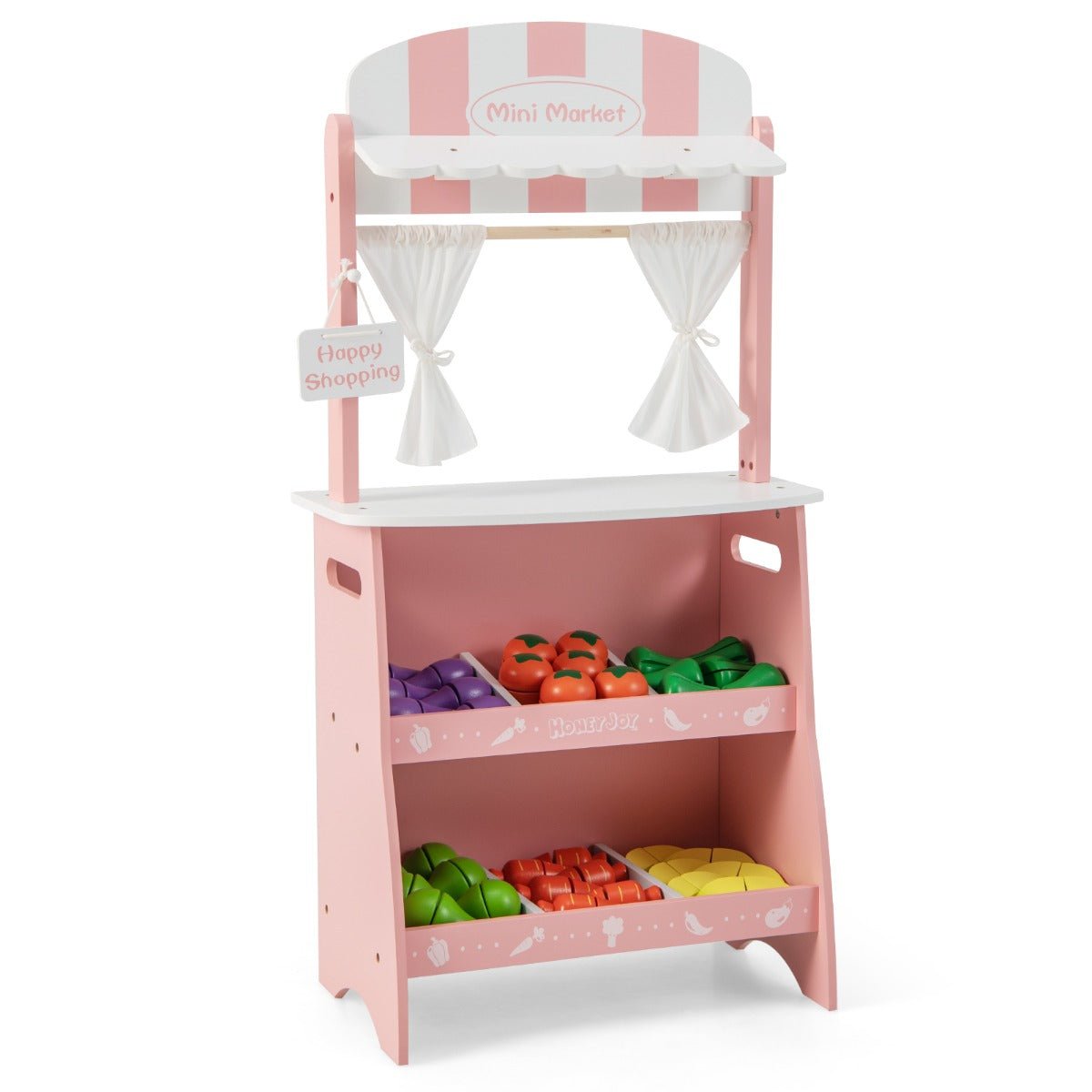 Shop and Play with Our Kids' Wooden Grocery Store Set