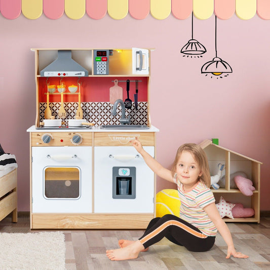 Wooden Kids Kitchen Set with Pots & Utensils - Order Yours Today!