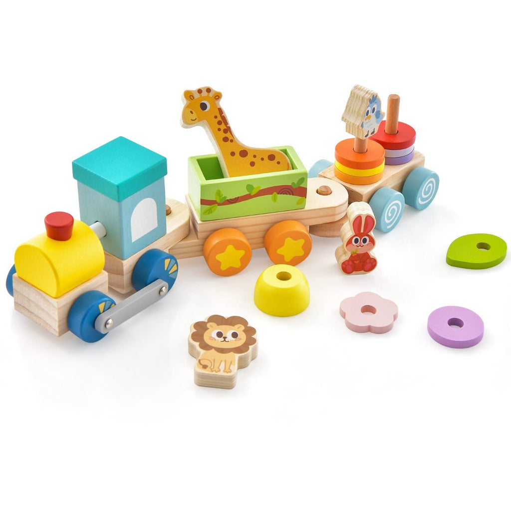Wooden Animal Train Set for Kids - Buy Now | Kids Mega Mart Australia