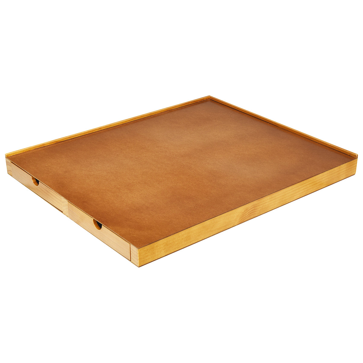Kids wooden puzzle table with 4 drawers, perfect for playtime organization and entertainment.
