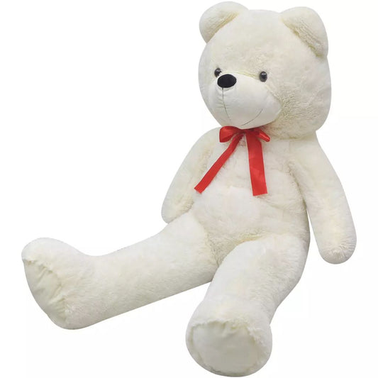 85cm extra large white teddy bear plush toy, perfect soft stuffed animal for children.