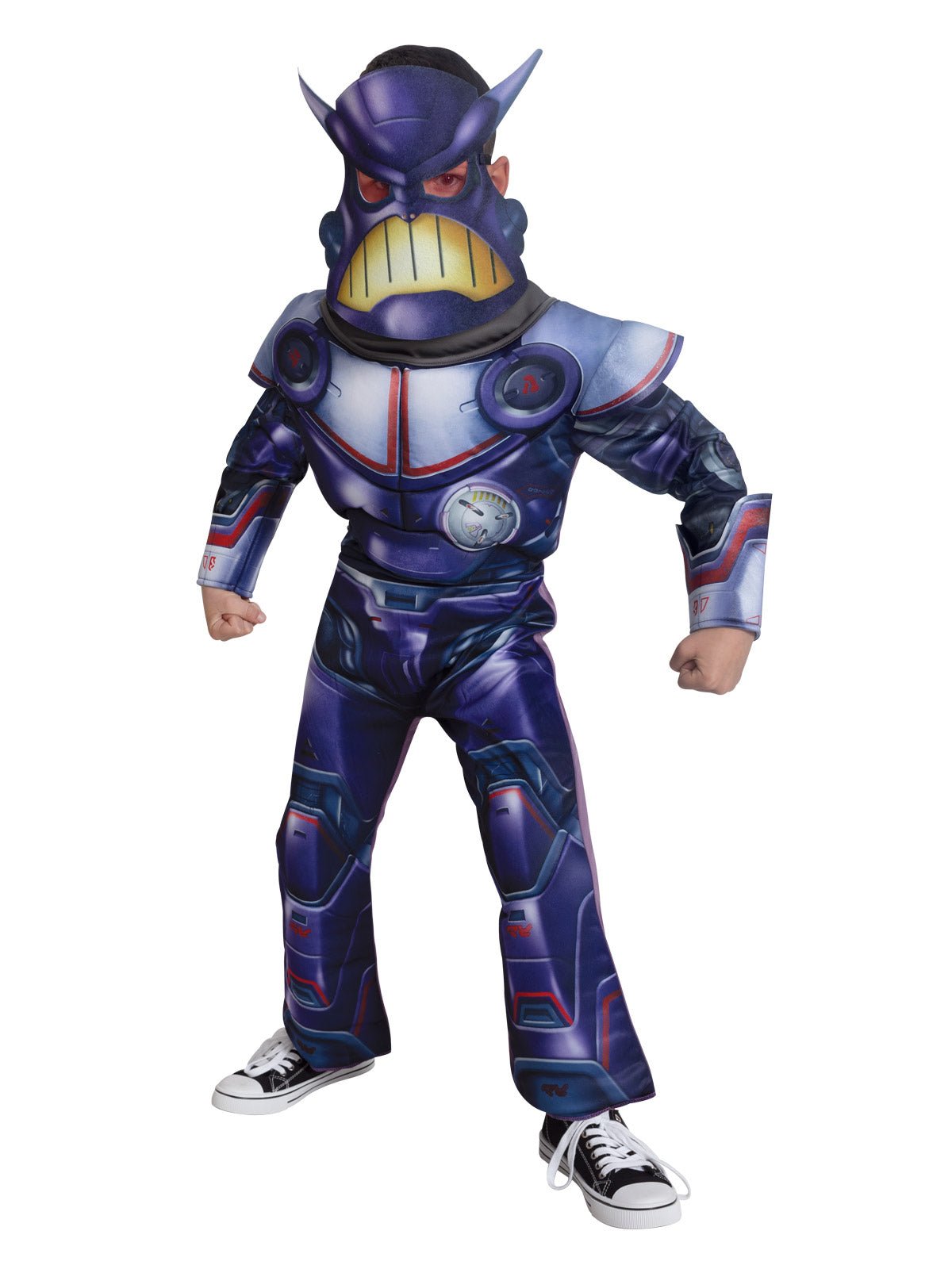 Full view of the Zurg Deluxe 'Lightyear Movie' Costume for children